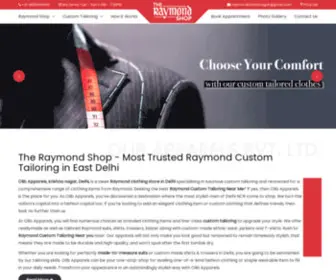 Raymondcustomtailor.com(Raymond Custom Tailoring Near Me) Screenshot