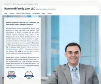 Raymondfamilylaw.com(A Matrimonial and Family Law Firm) Screenshot