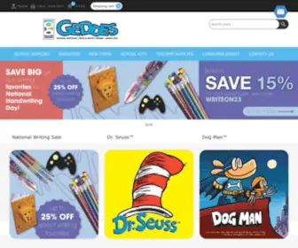 Raymondgeddes.com(School Supplies) Screenshot