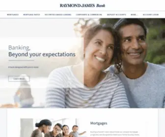 Raymondjamesbank.com(Raymond James Bank) Screenshot