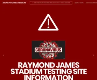 Raymondjamesstadium.com(Raymond James Stadium) Screenshot