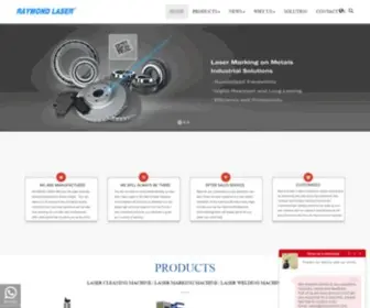 Raymondlaser.com(Raymond Only manufacturer that offers kinds laser marking and cleaning Machine) Screenshot