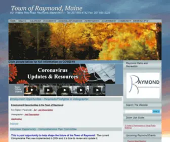 Raymondmaine.org(Town of Raymond) Screenshot