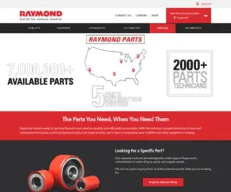 Raymondparts.com(Raymond Parts) Screenshot