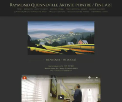 Raymondquenneville.qc.ca(Raymond Quenneville Fine Art) Screenshot