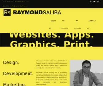 Raymondsaliba.com(Web Design and Development in Malta) Screenshot