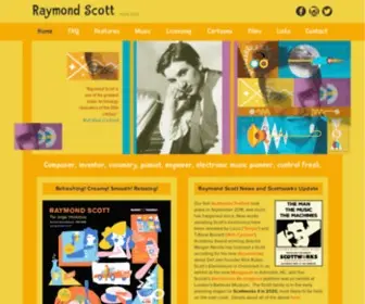 Raymondscott.com(Raymond Scott) Screenshot