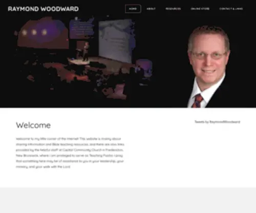 Raymondwoodward.com(RAYMOND WOODWARD) Screenshot