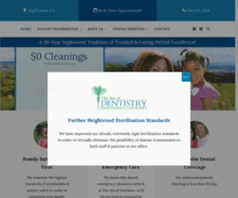 Raymontjohnsondds.com(Inglewood Dentist) Screenshot