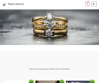 Raynajewelry.com(Gemstones Jewelry) Screenshot