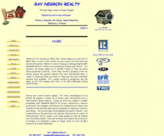 Raynegronrealty.com(RAY NEGRON REALTY) Screenshot