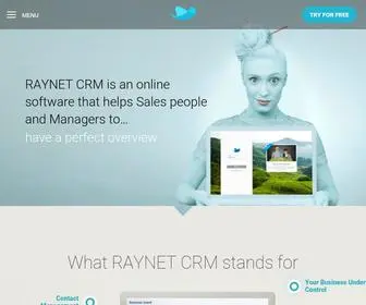 Raynetcrm.com(Make selling as easy as 1) Screenshot