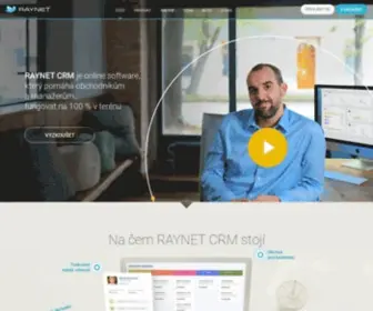 Raynet.cz(CRM software pro řízení vztahu se zákazníky) Screenshot