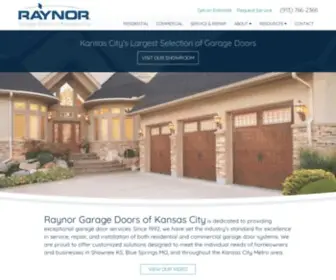 Raynorkc.com(Garage Doors Kansas City) Screenshot