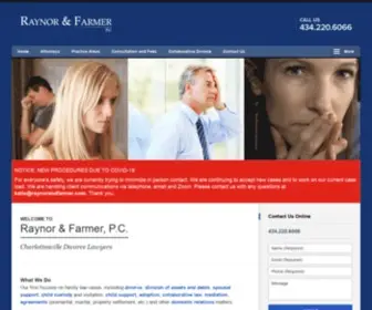 Raynorlawoffice.com(Charlottesville Divorce Lawyer) Screenshot