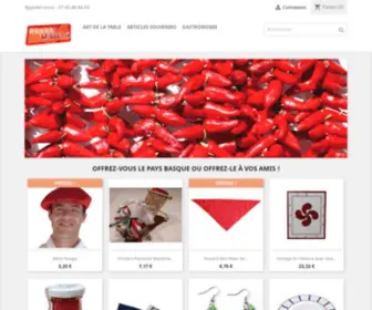 Rayon-Basque.com(Rayon Basque les produits basques en ligne) Screenshot