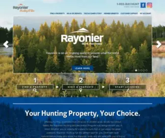 Rayonierhunting.com(Rayonier Hunting) Screenshot