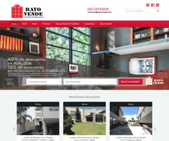 Rayovende.com(Rayo Vende Inmobiliaria) Screenshot