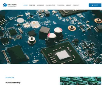 Raypcb.com(Printed Circuit Board Manufacturing & PCB Assembly) Screenshot