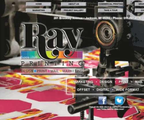 Rayprinting.com(We're here to partner with you for all your marketing) Screenshot