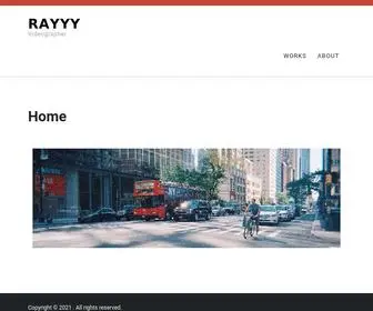 Rayraychang.com(RAYYY) Screenshot
