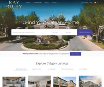 Rayriley.com(Calgary AB Real Estate) Screenshot