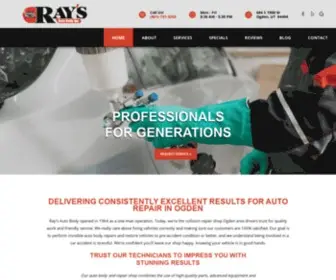 Raysautobodyinc.com(Ray's Auto Body) Screenshot