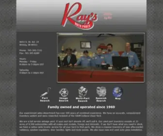 Raysautoparts.net(Ray's Auto Parts) Screenshot