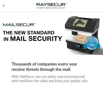 Raysecur.com(The Standard in Mail Security) Screenshot