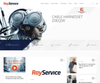 Rayservice.com(Ray Service â Powerful Connections of Electrical Systems) Screenshot