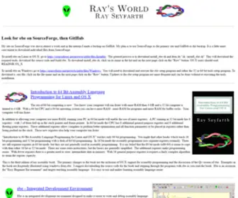 Rayseyfarth.com(Ray's World) Screenshot