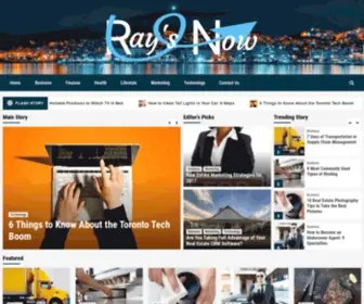 Raysnow.com(Ray & His Lifestyle Blog) Screenshot