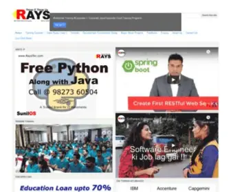 Raystec.com(Rays Technologies) Screenshot