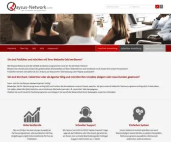 Raysus-Network.com(Dein modernes Werbenetzwerk) Screenshot