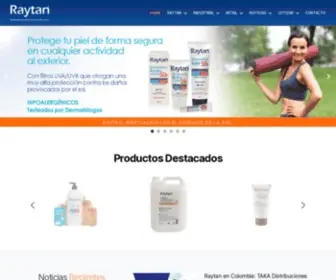 Raytan.cl(Especialistas en el cuidado de la piel) Screenshot