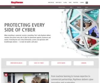 Raytheoncyber.com(When everything) Screenshot