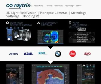 Raytrix.de(The Raytrix Light Field Technology) Screenshot