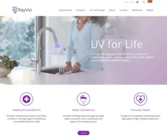 Rayvio.com(UV for Life) Screenshot