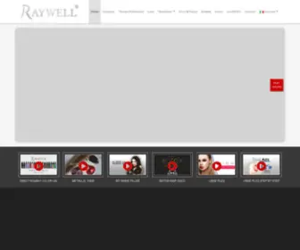 Raywell.it(Tinture per parrucchieri e Prodotti professionali per capelli. RAYWELL) Screenshot