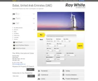 Raywhite.ae(Dubai Real Estate) Screenshot