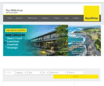 Raywhitekuta.com(Ray White Kuta) Screenshot