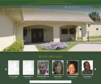 Raywilliamsfuneralhome.com(Ray Williams Funeral Home) Screenshot