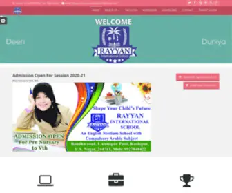 Rayyaninternationalschool.in(Rayyan International School) Screenshot