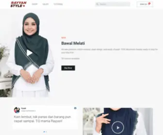 Rayyanstyle.com(Tudung Bawal No.1 Malaysia) Screenshot