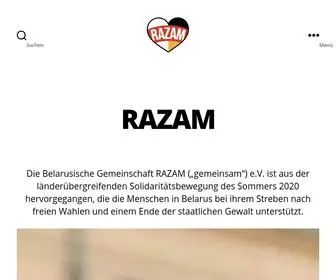 Razam.de(Belarus Razam e.V) Screenshot
