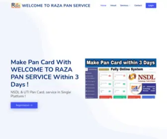 Razapanservice.in(WELCOME TO RAZA ONLINE SERVICE) Screenshot