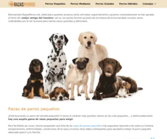 Razasperros.net(Todas las razas de perros del mundo Página 1 de 0) Screenshot