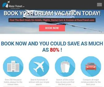 Razatravel.com(Get Your Dream Travels Best Deals) Screenshot