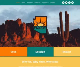 Raze.org(Home) Screenshot