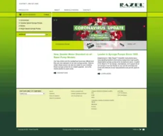 Razelscientific.com(Razel Scientific Instruments) Screenshot